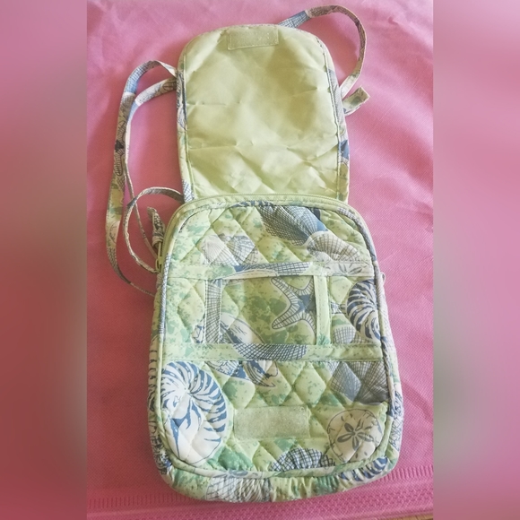 EUC Seashell Blue & Green Crossbody Bag - Picture 5 of 14